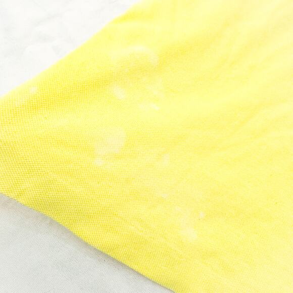 Lacoste Men's Short Sleeve Polo Neon Yellow Button Down Size 7 (Large) - Picture 4 of 6